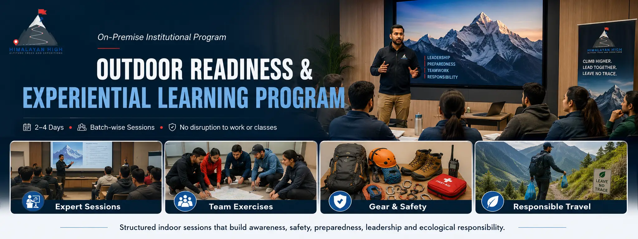 On-premise outdoor readiness and experiential learning program by Himalayan High