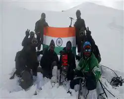 Kang Yatse 2 Expedition – Indian Army with Himalayan high support crew on kang yatse 2 summit | Himalayan High