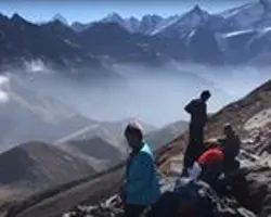 VIEW FROM PANGARCHULA SUMMIT - 4575 METERS