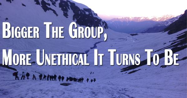 Bigger The Trekking Group, More Unethical It Turns To Be